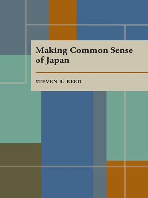 cover image of Making Common Sense of Japan